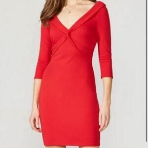 Bailey/44 Decolette Sheath Dress Red Size S
